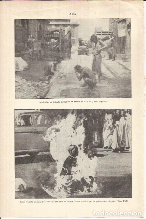 Otros art&iacute;culos de coleccionismo en papel: LAMINA ESPASA 37968: Habitantes de Calcuta, India - Varios