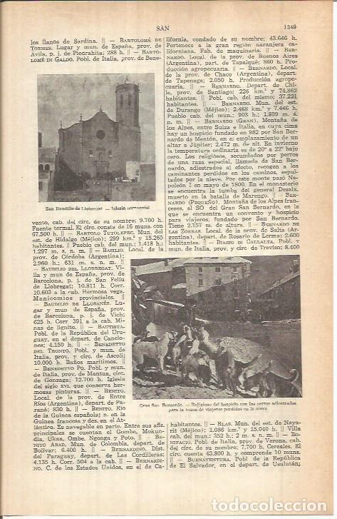 Otros art&iacute;culos de coleccionismo en papel: LAMINA ESPASA 37952: Iglesia de Sant Boi de Llobregat, Barcelona - Varios