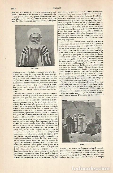 Otros art&iacute;culos de coleccionismo en papel: LAMINA ESPASA 31549: Jefe druso - Varios