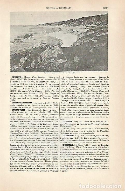 Otros art&iacute;culos de coleccionismo en papel: LAMINA ESPASA 31587: Calas de Dunure Escocia - Varios