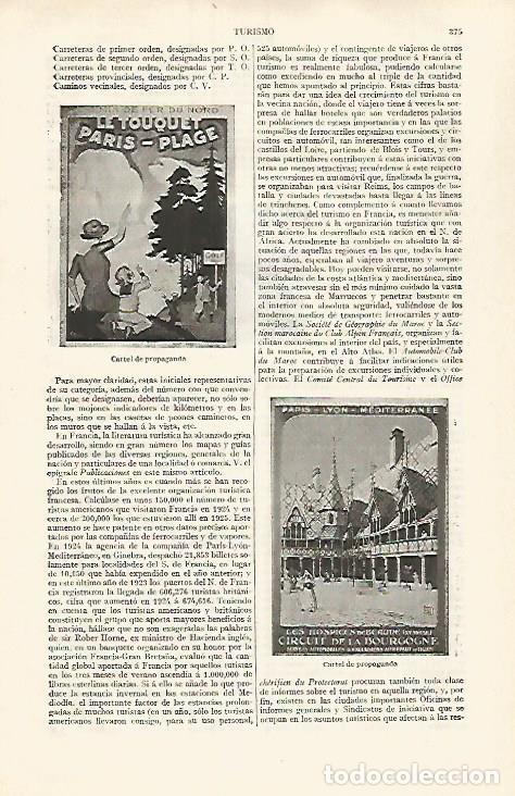 Otros art&iacute;culos de coleccionismo en papel: LAMINA ESPASA 31789: Pubicidad de La Bourgogne - Varios