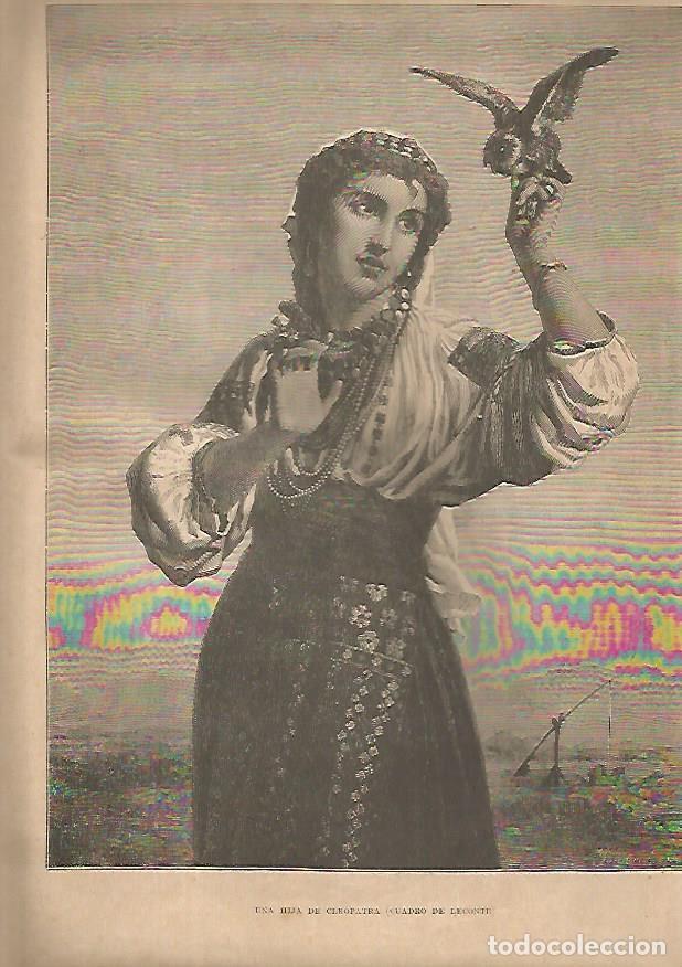 Otros art&iacute;culos de coleccionismo en papel: LAMINA 13381: Una hija de Cleopatra, por Leconte - Varios