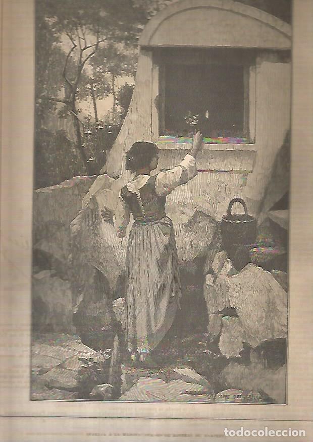 Otros art&iacute;culos de coleccionismo en papel: LAMINA 13559: Ofrenda a la Madona, por Martray - Varios
