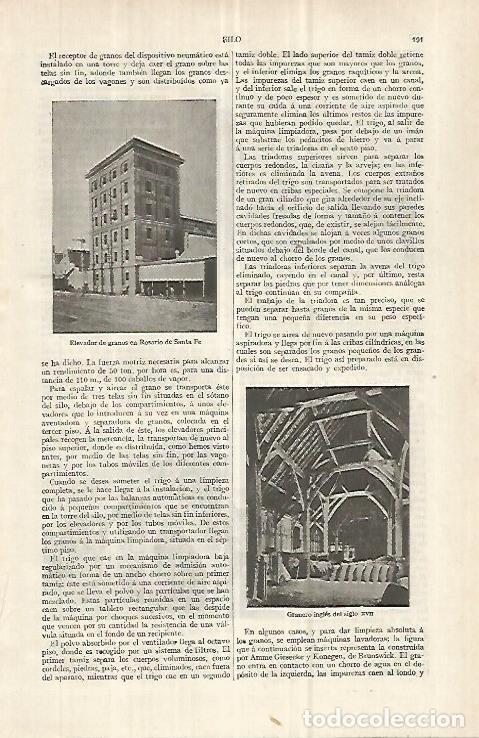 Otros art&iacute;culos de coleccionismo en papel: LAMINA ESPASA 33002: Elevador de granos en Rosario de Santa Fe - Varios