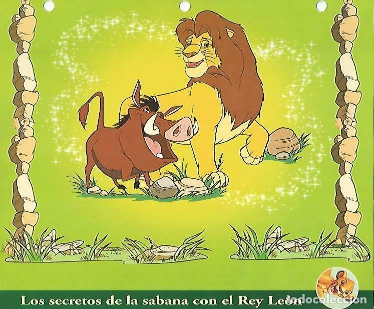 Otros art&iacute;culos de coleccionismo en papel: LAMINA 14054: Los secretos de la sabana con el Rey Leon - Varios