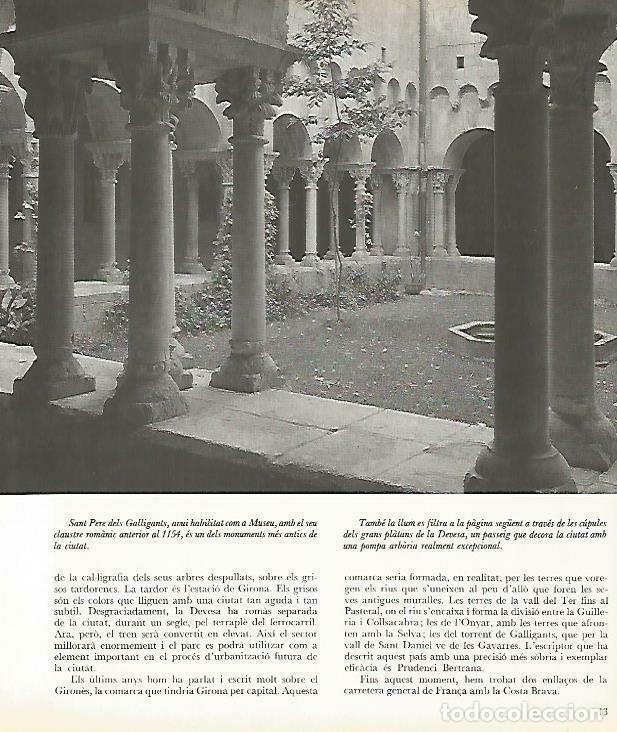 Otros art&iacute;culos de coleccionismo en papel: LAMINA 13940: Claustro de Sant Pere de Galligans en Girona - Josep Pla