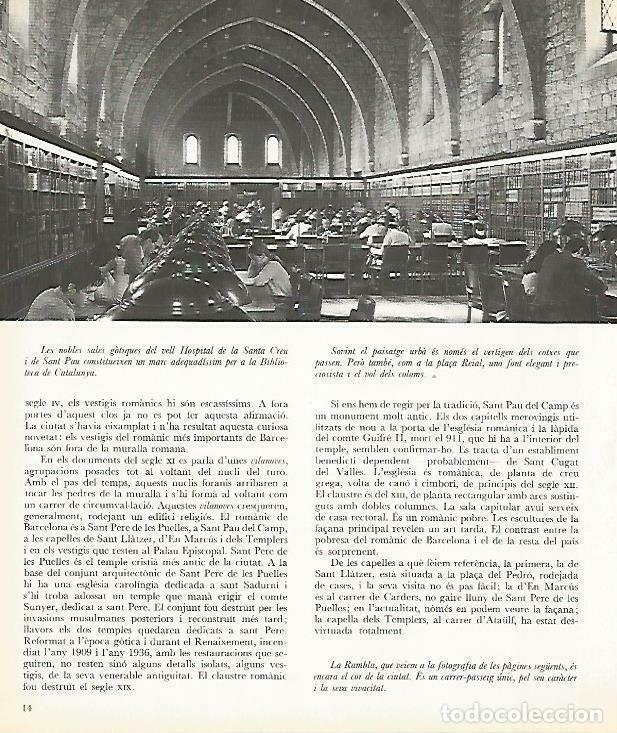 Otros art&iacute;culos de coleccionismo en papel: LAMINA 13923: Sala de la Biblioteca de Catalunya - Josep Pla