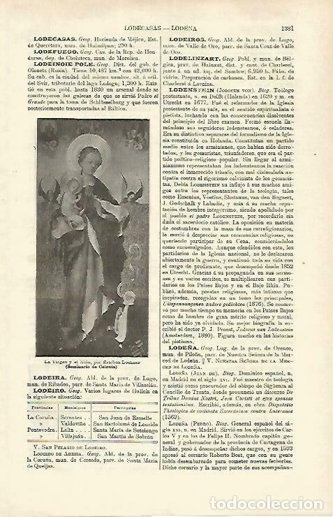 Otros art&iacute;culos de coleccionismo en papel: LAMINA ESPASA 33412: La Virgen y el Ni&ntilde;o, por Lochner - Varios