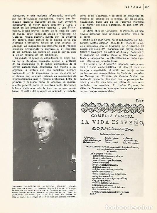 Otros art&iacute;culos de coleccionismo en papel: LAMINA 15284: Calderon de la Barca - Varios