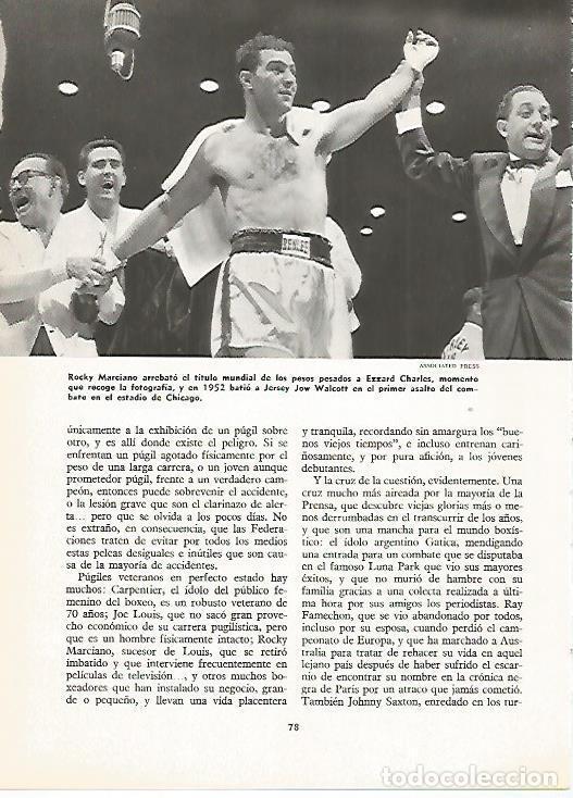 Otros art&iacute;culos de coleccionismo en papel: LAMINA 16237: Rocky Marciano - Varios