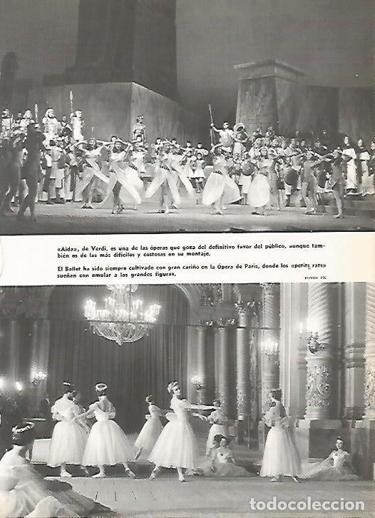 Otros art&iacute;culos de coleccionismo en papel: LAMINA 16249: Aida de Verdi y ballet en la Opera de Paris - Varios