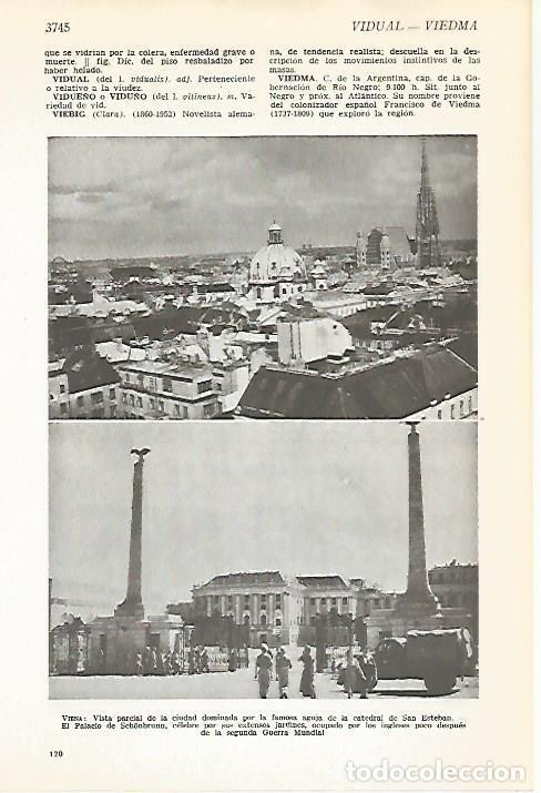 Outros artigos de papel: LAMINA VOX 16775: Vistas parciales de Viena - Varios