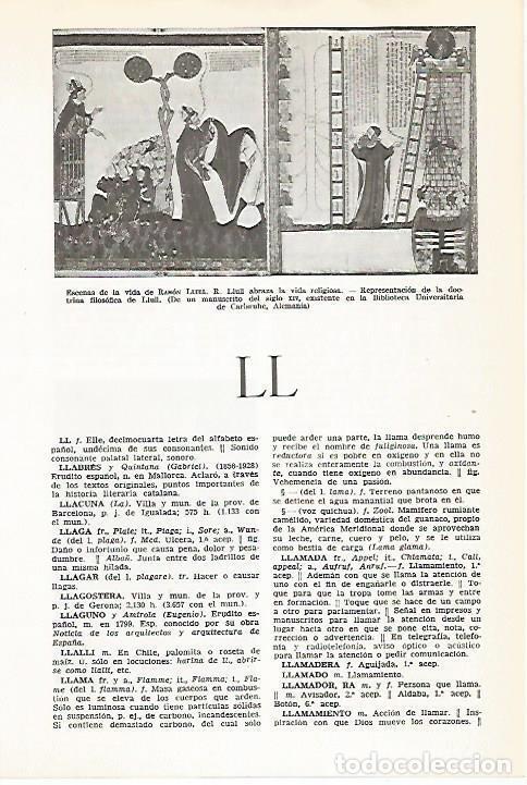 Otros art&iacute;culos de coleccionismo en papel: LAMINA VOX 16881: Escenas de la vida de Ramon Llull - Varios