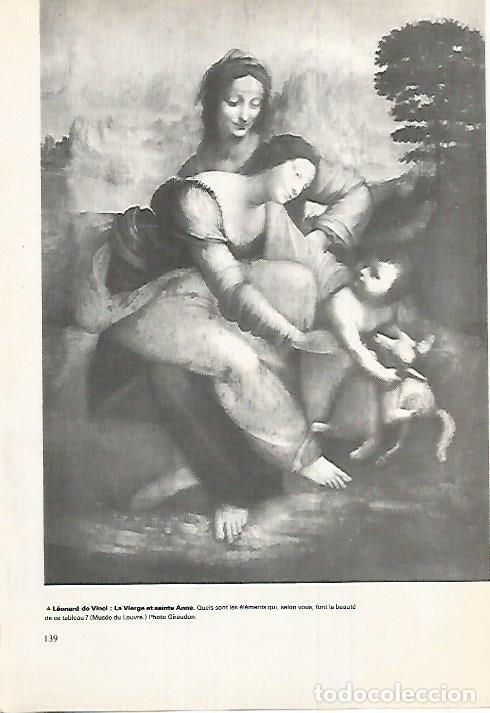 Otros art&iacute;culos de coleccionismo en papel: LAMINA 18548: La Virgen y Santa Ana, por Leonardo da Vinci - R. Girardet, P. Jaillet y M. Pacaut