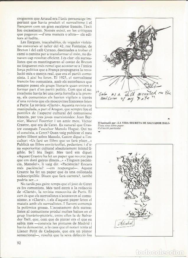 Otros art&iacute;culos de coleccionismo en papel: LAMINA 19298: Ilustraciones para La vida secreta de Salvador Dali - Varios