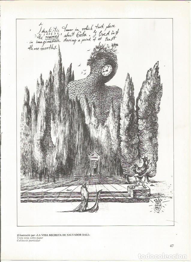 Otros art&iacute;culos de coleccionismo en papel: LAMINA 19278: Ilustracion para La vida secreta de Salvador Dali - Varios