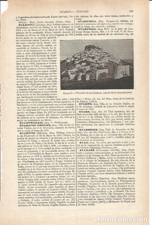 Otros art&iacute;culos de coleccionismo en papel: LAMINA ESPASA 34267: Castillo de los Caballeros en Stampalia, Grecia - Varios