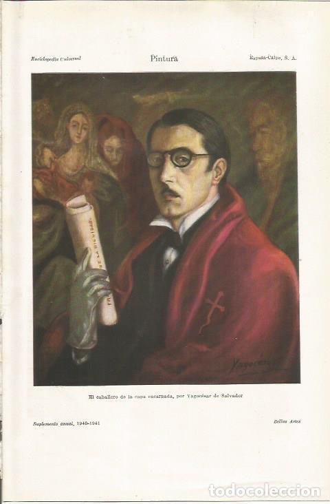 Otros art&iacute;culos de coleccionismo en papel: LAMINA ESPASA 34383: El caballero de la capa encarnada, por Yagocesar de Salvador - Varios