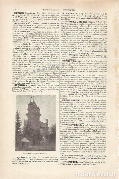 Otros art&iacute;culos de coleccionismo en papel: LAMINA ESPASA 34306: Castillo de Latuille en Strenquels, Francia - Varios
