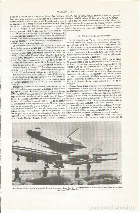 Otros art&iacute;culos de coleccionismo en papel: LAMINA ESPASA 33993: El avion Enterprise - Varios