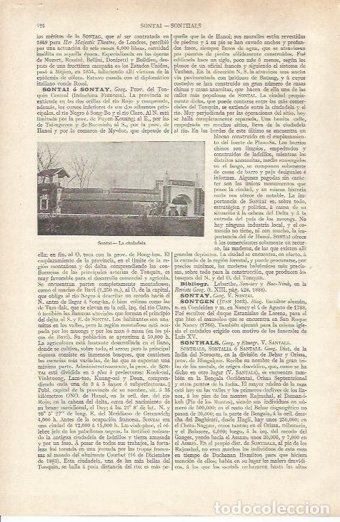 Otros art&iacute;culos de coleccionismo en papel: LAMINA ESPASA 34175: Ciudadela de Sontai - Varios