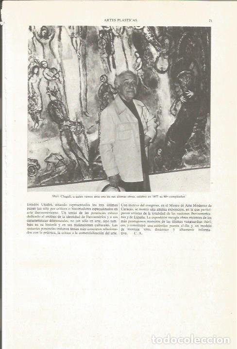 Otros art&iacute;culos de coleccionismo en papel: LAMINA ESPASA 33989: Marc Chagall - Varios