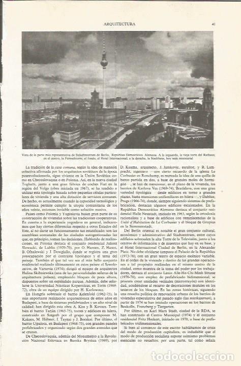 Otros art&iacute;culos de coleccionismo en papel: LAMINA ESPASA 33985: Vista de Stdadtzentrum de Berlin - Varios