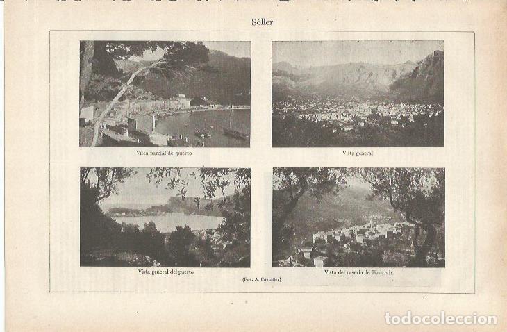Otros art&iacute;culos de coleccionismo en papel: LAMINA ESPASA 34144: Fotografias de Soller por A. Casta&ntilde;er - Varios