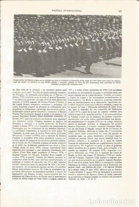 Otros art&iacute;culos de coleccionismo en papel: LAMINA ESPASA 34104: Ejercito de Cuba en un desfile en La Habana - Varios