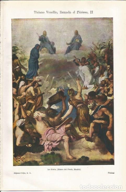 Otros art&iacute;culos de coleccionismo en papel: LAMINA ESPASA 35023: La Gloria, por Tiziano - Varios