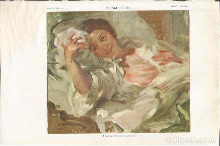 Otros art&iacute;culos de coleccionismo en papel: LAMINA ESPASA 34898: Sol matinal, por L. Corinth - Varios