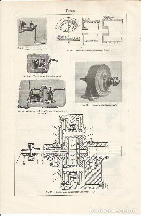 Otros art&iacute;culos de coleccionismo en papel: LAMINA ESPASA 35159: Torno mural - Varios