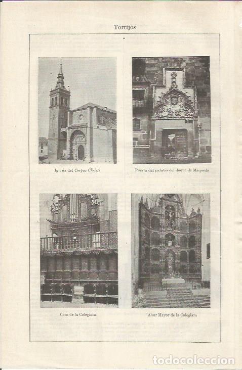 Otros art&iacute;culos de coleccionismo en papel: LAMINA ESPASA 35216: Iglesia de Torrijos, Toledo - Varios