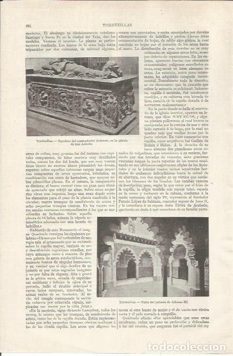 Otros art&iacute;culos de coleccionismo en papel: LAMINA ESPASA 35137: Sepulcro del comendador Alderete - Varios