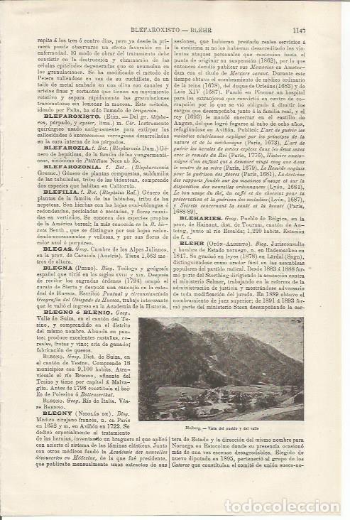 Otros art&iacute;culos de coleccionismo en papel: LAMINA ESPASA 34596: Vista de Bleiberg, Austria - Varios