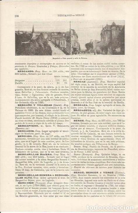 Otros art&iacute;culos de coleccionismo en papel: LAMINA ESPASA 34449: Calle de Holsein en Bergedorf - Varios