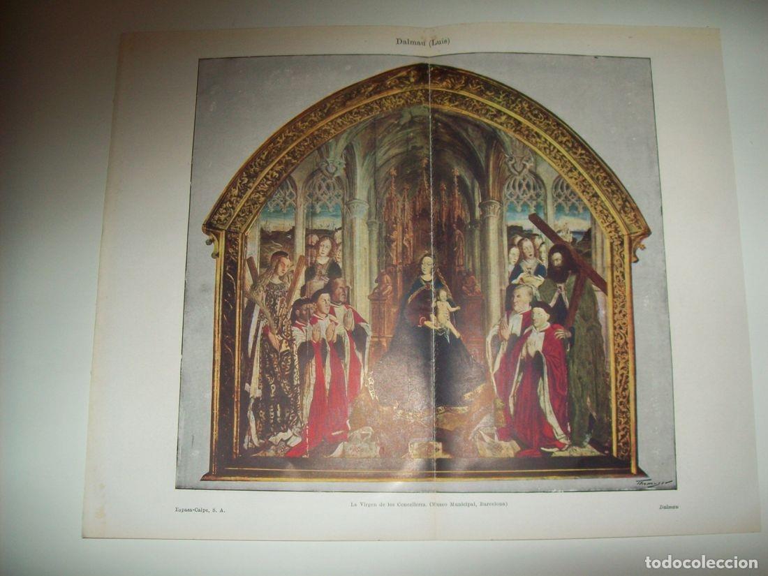 Otros art&iacute;culos de coleccionismo en papel: LAMINA ESPASA 34822: La virgen de los concelleres de Luis Dalmau - Varios