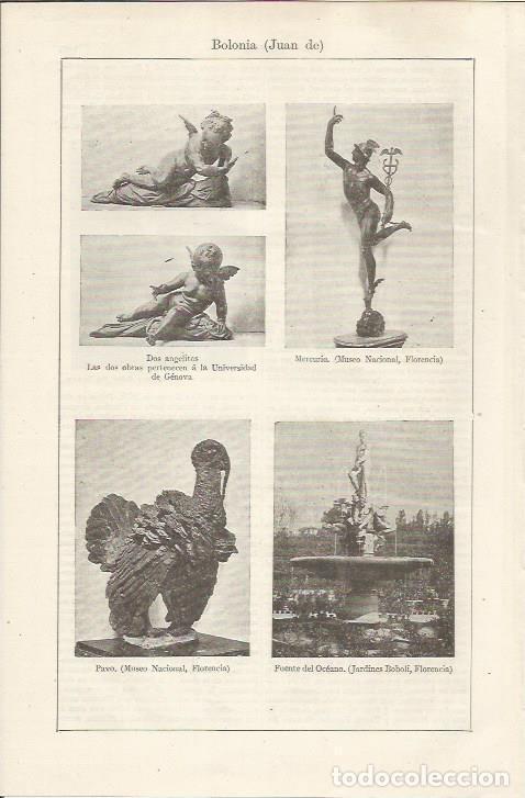 Otros art&iacute;culos de coleccionismo en papel: LAMINA ESPASA 34637: Esculturas por Juan de Bolonia - Varios