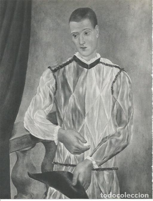 Otros Art&iacute;culos de Coleccionismo en Papel: LAMINA 20760: Arlequin, por Picasso - Marcel Durliat