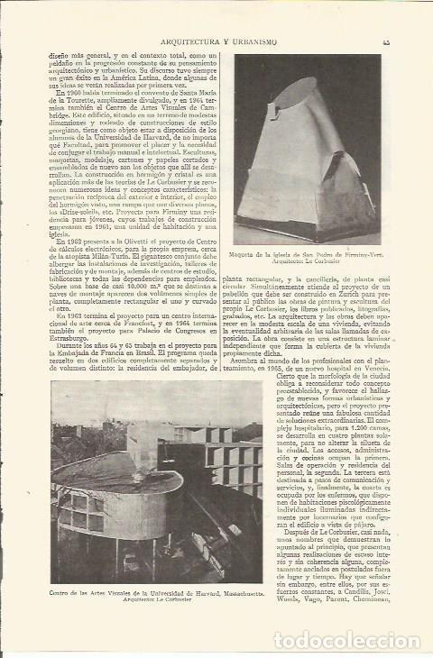 Otros art&iacute;culos de coleccionismo en papel: LAMINA ESPASA 35714: Centro de las Artes Visuales de la Universidad de Harvard - Varios