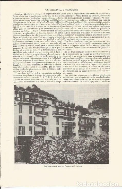 Otros art&iacute;culos de coleccionismo en papel: LAMINA ESPASA 35707: Apartamentos en Motrico, Guipuzcoa - Varios