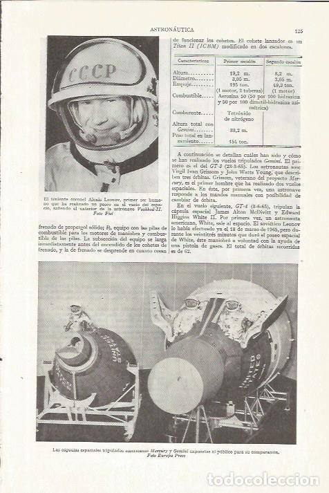 Otros art&iacute;culos de coleccionismo en papel: LAMINA ESPASA 35749: Alexis Leonov - Varios