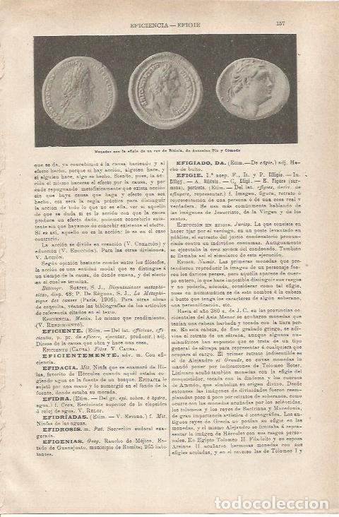 Otros art&iacute;culos de coleccionismo en papel: LAMINA ESPASA 35473: Monedas con la efigie de un rey de Bitinia - Varios