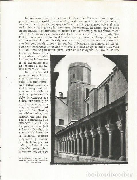 Otros art&iacute;culos de coleccionismo en papel: LAMINA 21687: Catedral de la Seu d'Urgell - Josep Pla