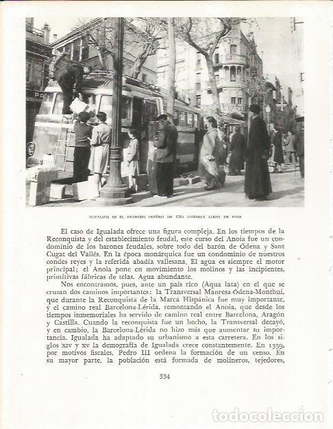 Otros art&iacute;culos de coleccionismo en papel: LAMINA 21671: Autobus en Igualada - Josep Pla