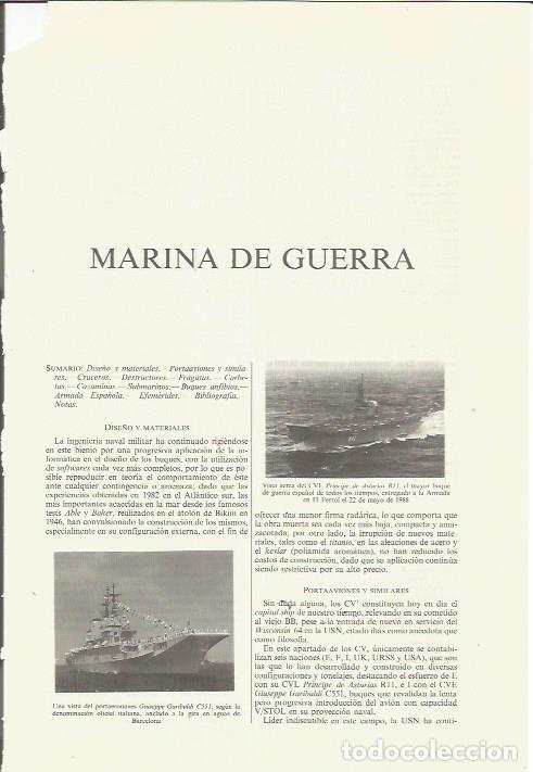 Otros art&iacute;culos de coleccionismo en papel: LAMINA ESPASA 35420: El Principe de Asturias y el Giussepe Garibaldi - Varios