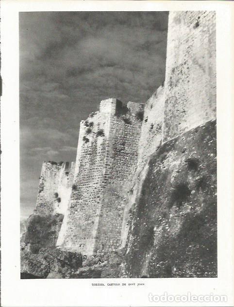 Otros art&iacute;culos de coleccionismo en papel: LAMINA 21759: Castillo de Sant Joan en Tortosa - Josep Pla