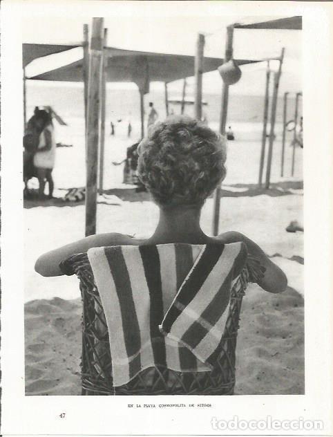 Otros art&iacute;culos de coleccionismo en papel: LAMINA 21744: Playa de Sitges - Josep Pla
