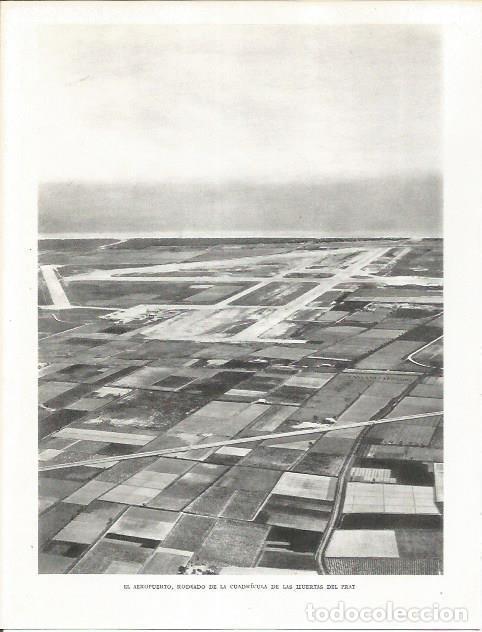 Otros art&iacute;culos de coleccionismo en papel: LAMINA 21665: Aeropuerto y huertos del Prat - Josep Pla