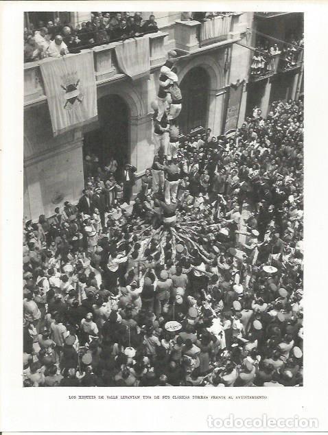 Otros art&iacute;culos de coleccionismo en papel: LAMINA 21723: Xiquets de Valls - Josep Pla